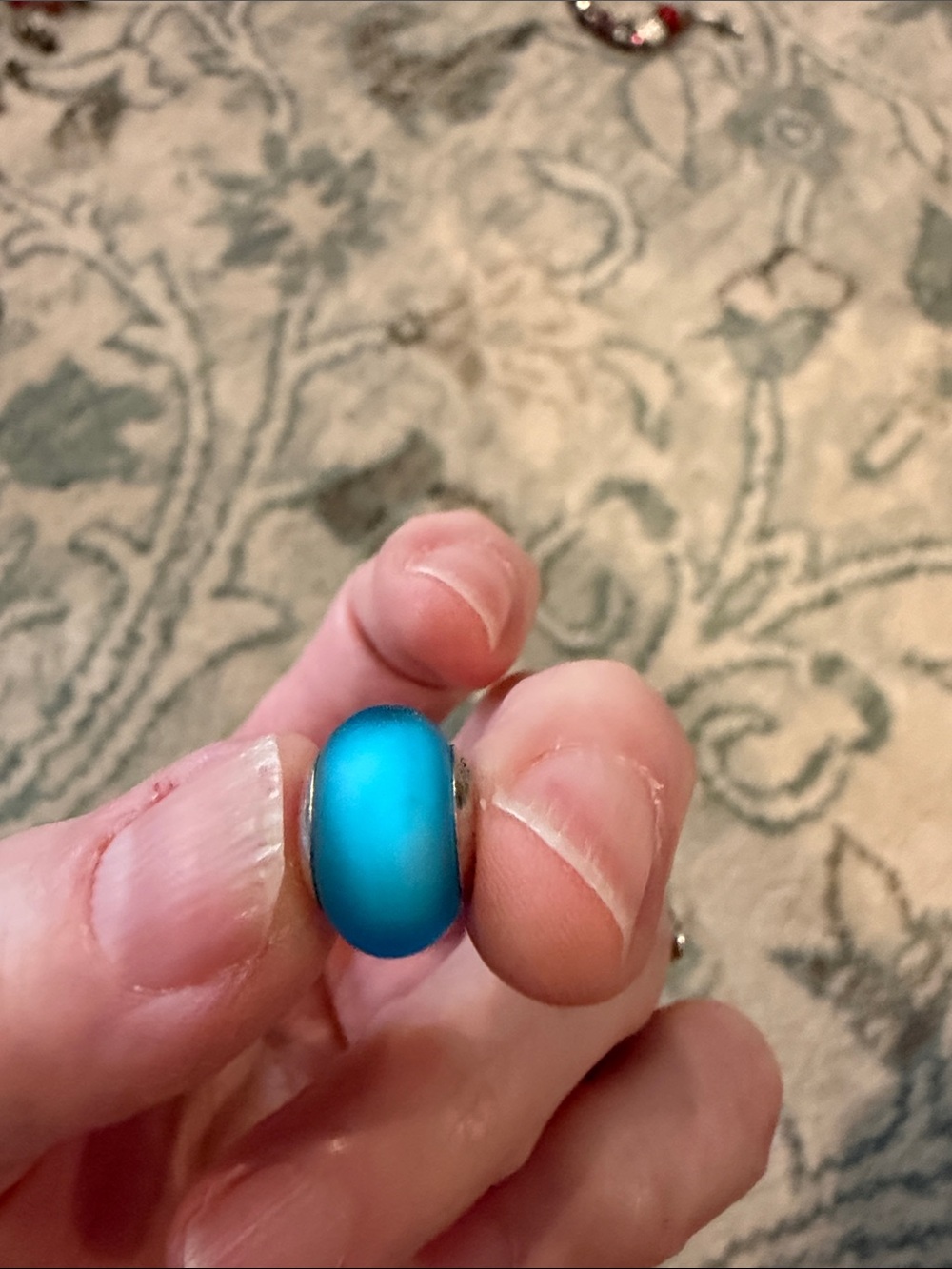 Blue Glass Charm Bead - Women Jewelry